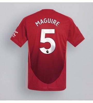 Manchester United Harry Maguire #5 Replika Hjemmebanetrøje 2024-25 Kortærmet